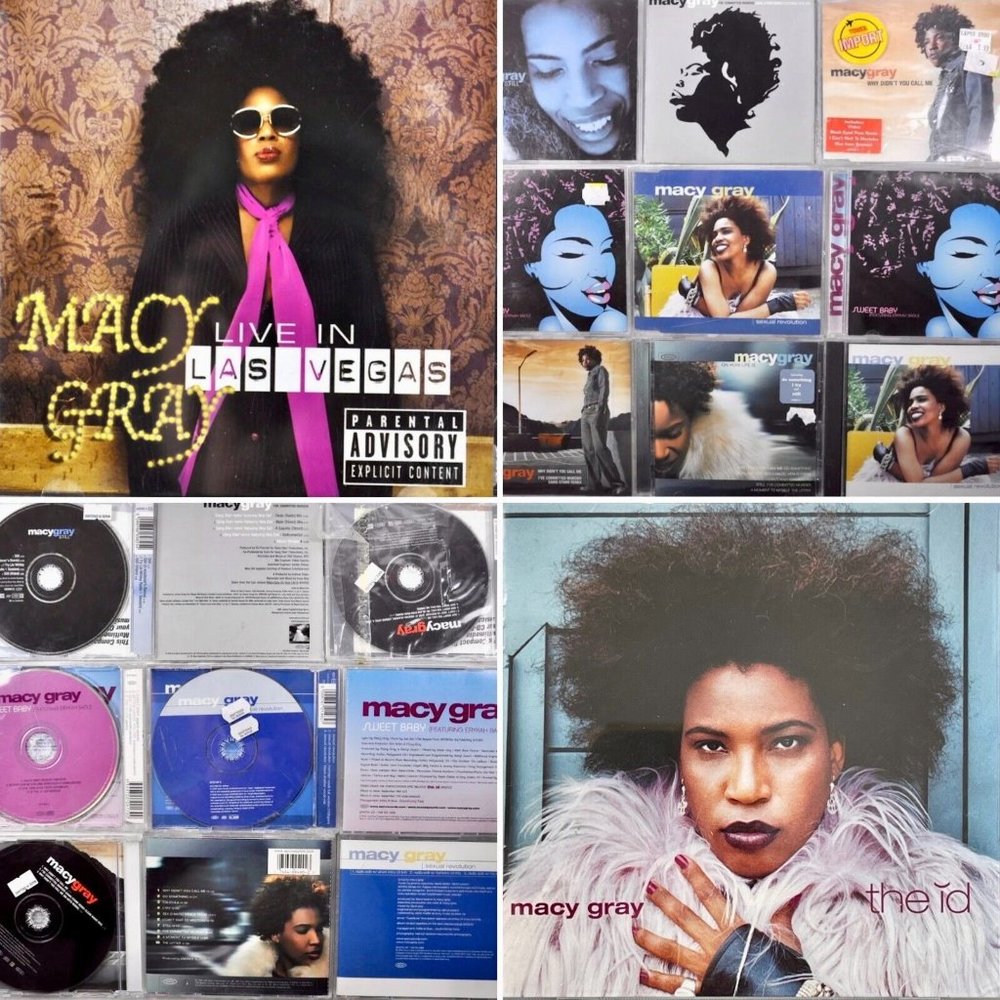 Macy Gray 11 CD Lot Id How Life Vegas Sweet Baby Revolution Maxis Imports Remix